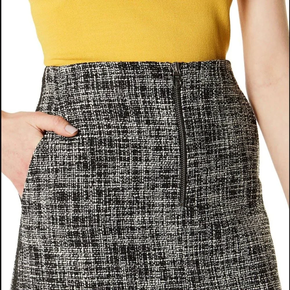Karen Millen Black & White Skirt - Picture 1 of 10